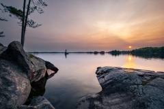 Wellesley Island Sunrise - with Haze from Wildfire Smoke
